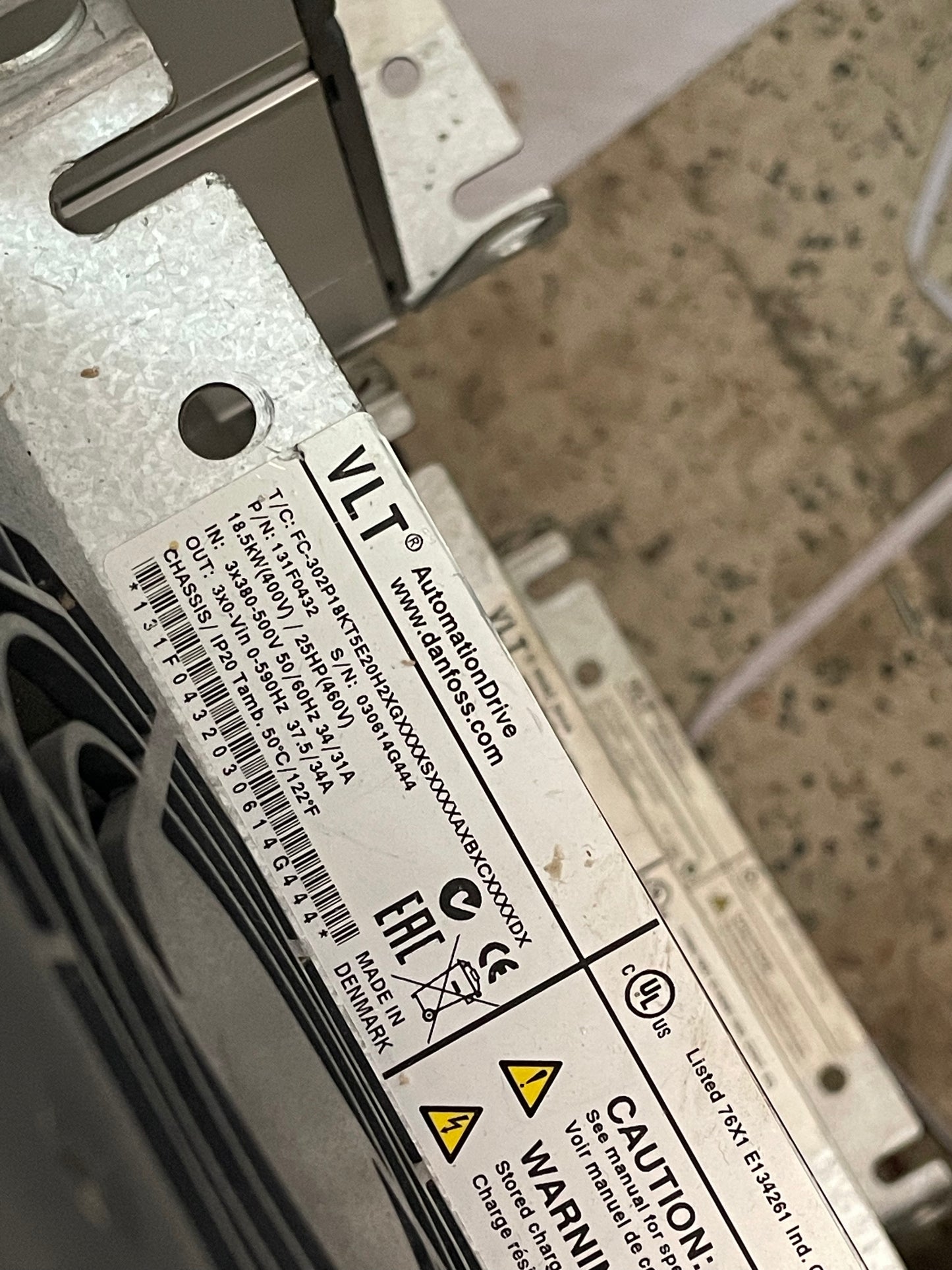 Variateur de vitesse DANFOSS FC302 22kw/30hp