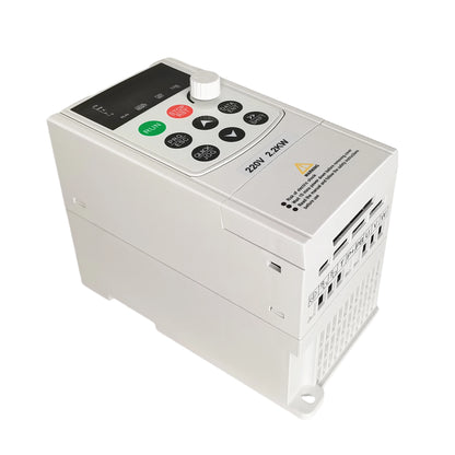 Safesav 2.2kW Mini VFD Converter Industrial Control Vector Speed Controller IP20 Protective Class VFD for 220V Three Phase Motor